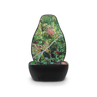 Forest Floor Berry Print Car Seat Covers | Nature Botanical Seat Protector 2