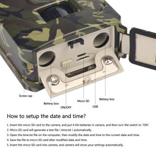 PR100 Trail Camera with Infrared Sensor, 12MP 3
