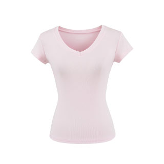 V-Neck Stretch Short Sleeve T-Shirt