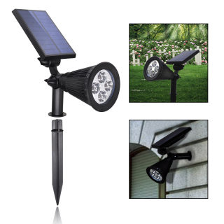 Solar 4-LED Garden Landscape Spike Light 3