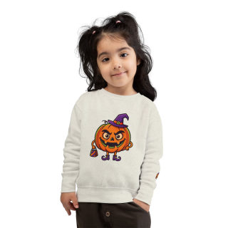 Jack-o'-Lantern Witch Pumpkin Toddler Sweatshirt 42