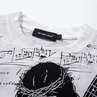 Rap Character Graffiti Distressed T-Shirt 3