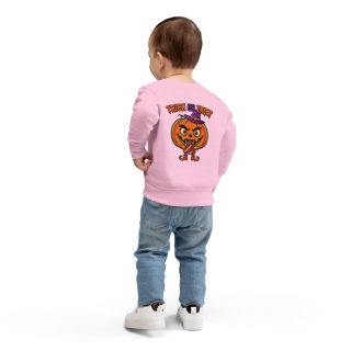 Jack-o'-Lantern Witch Pumpkin Toddler Sweatshirt 41