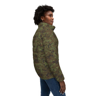 Green Digital Camo Puffer Jacket 6