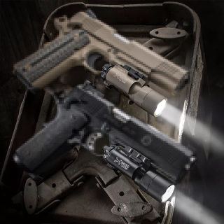 Tactical Weapon Light for 20mm Rail, Metal, with Strobe 3