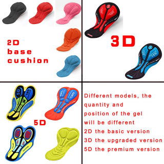 Breathable 5D Gel-Padded Cycling Shorts Liner 5