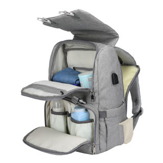 Baby Diaper Bag Backpack with USB Port, Large