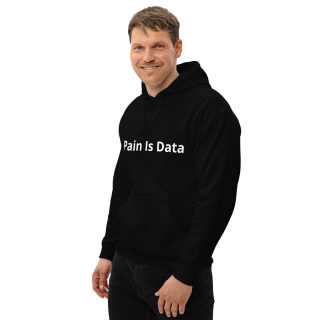 Unisex Hoodie "Pain is Data / EARNED IN SILENCE" 7