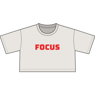 FOCUS graphic cropped tee 2
