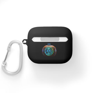 Neon Pumpkin Skull AirPods Case 17