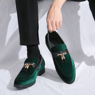British Style Casual Loafers | Lazy Slip-On Shoes