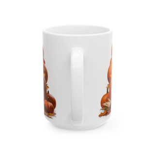 Jack-O'-Lantern Pattern Mug | Halloween Pumpkin Coffee Cup 4