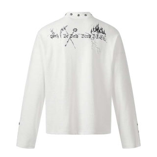 Skeleton Mystery Man Print Long Sleeve T-Shirt | American Retro 2