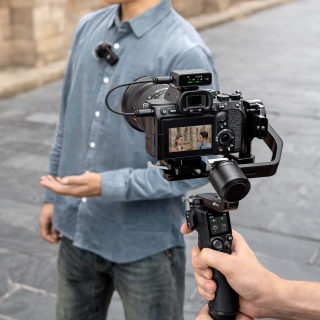 DJI 3-Axis Gimbal Stabilizer | Smooth Lightweight Handheld Camera Rig