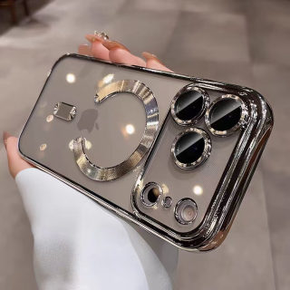 Phone case — electroplated, with MagSafe magnetic attachment for iPhone 17