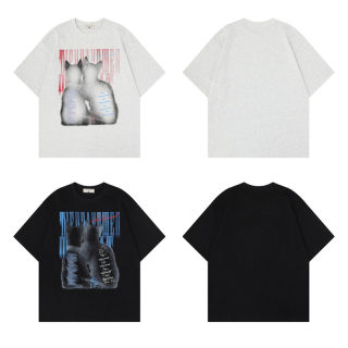 Cat Print Short Sleeve T-Shirt 4