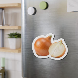 Onion Illustration Die-Cut Magnet 11