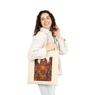 Halloween Pumpkin Patch Trick or Treat Tote | Haunted Town Jack-o'-Lanterns 15