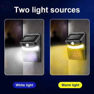 LED Solar Mosquito Killer Wall Lamp | Garden Sensor Light