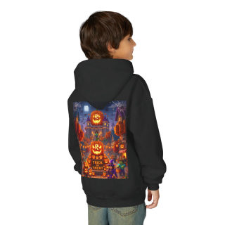 Spooky Pumpkin Patch Trick or Treat Kids Hoodie 67