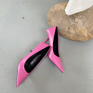 Women's Pointed-Toe Pumps | Thin High Heels, PU Leather 6