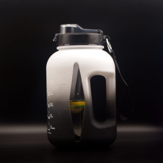 2.2L PETG Sports Bottle | Frosted Gradient Fitness Outdoor with Scale 4