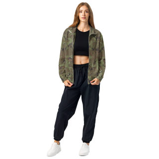 Unisex Track jacket,  digital green camo 10