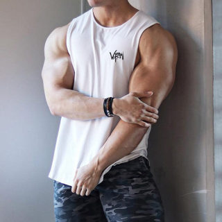 Men's Dry-Fit Sleeveless Athletic T-Shirt | Slim Fit Running