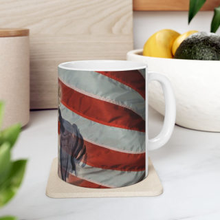 Uncle Sam Pointing Mug | American Flag Ceramic Mug 13