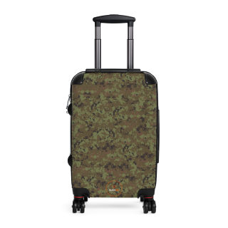Digital Camo Suitcase | Carry-On Luggage with Telescoping Handle 4