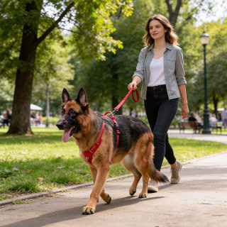 Breathable Reflective Dog Harness Vest | No-Pull Escape-Proof with Leash 6