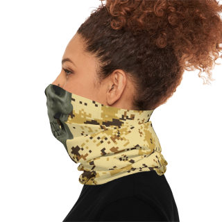 Desert Digital Camouflage Skull Neck Gaiter 7