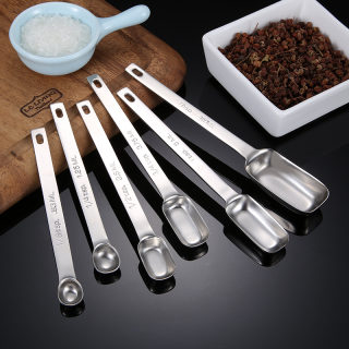 Stainless Steel Measuring Spoon Set, 6 Pieces | Baking & Cooking Scale Spoons 2