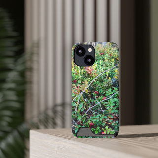 Wild berry bush phone case 101