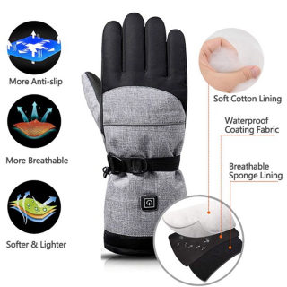 Waterproof Electric Heated Gloves for Skiing 2