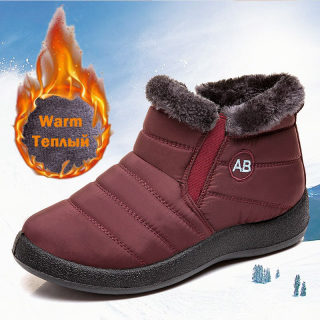 Women's Waterproof Snow Boots | Casual Lightweight Warm Winter Ankle Boots 4
