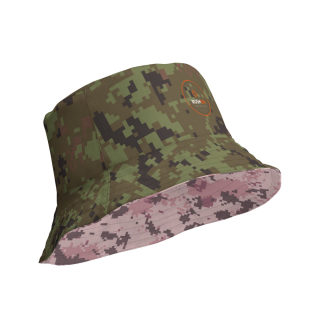 Reversible Bucket Hat "Digital Mil Camo Green/Pink" 18