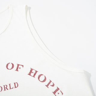 Letter Print Round Neck Men's Vest | Sleeveless Top 4