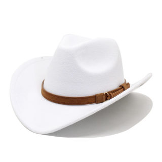 Retro Wide Brim Wool Denim Sun Hat | Casual Autumn Winter Top Hat