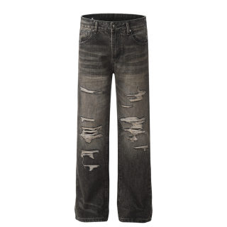 Splicing Camouflage Jeans 5