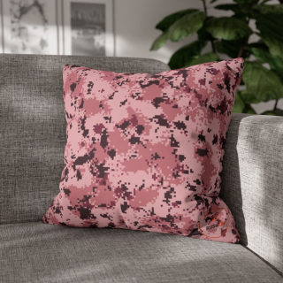 Pink Digital camo Pillowcase 43