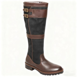 Color Block Buckle High-Top Knight Boots | Chunky Square Heel 2