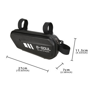 Hard Shell Motorcycle Saddle Tool Bag, 2L 4