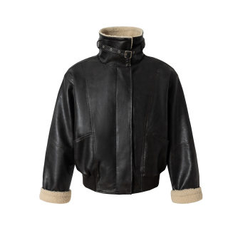 PU Leather Jacket | Padded Loose Fit 4