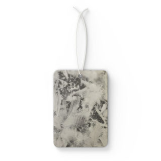 Frost Texture Car Air Freshener | Gray Ice Crystal Scented Ornament 2