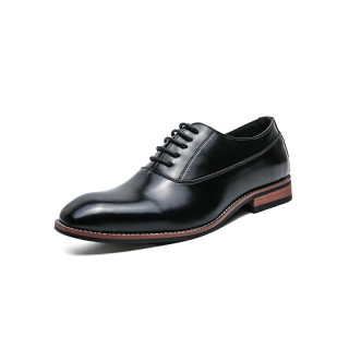 Men's Lace-Up Pointed Business Shoes | Formal Casual Leather Shoes 6