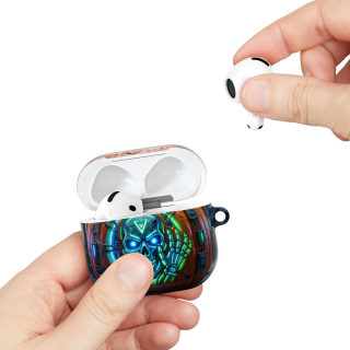 Neon Skull Pumpkin AirPod Case 30