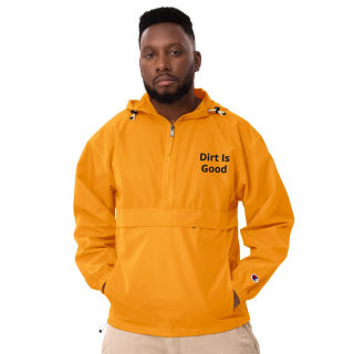 Embroidered Champion Packable Jacket "Dirt Is Good" 13