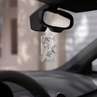 Frost Texture Car Air Freshener | Gray Ice Crystal Scented Ornament 5