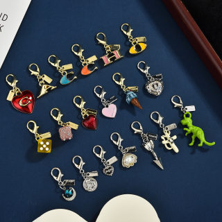 Bread & Dinosaur Ice Cream Fruit Keychain